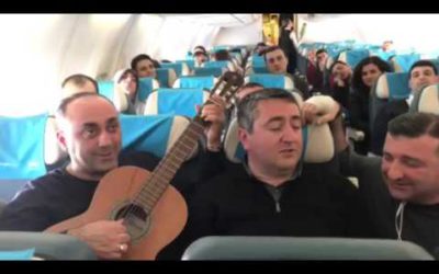 რა ხდებოდა ისტორიულ რეისზე: თბილისი-ათენი-ბრიუსელი (ვიდეო)