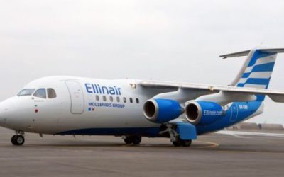 Ellinair-მა თბილისიდან კრეტას მიმართულებით პირველი პირდაპირი რეისი შეასრულა