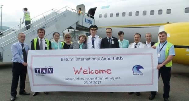 ყაზახურმა Sunkar Air-მა ალმაატა-ბათუმის მიმართულებით რეისების შესრულება დაიწყო