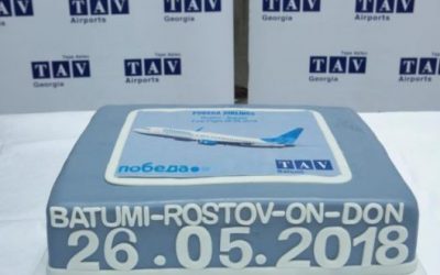 Pobeda Airlines-მა როსტოვი-ბათუმის მიმართულებით პიდაპირი რეისების შესრულება დაიწყო