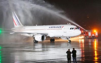ავიაკომპანია AirFrance -მა თბილისის მიმართულებით პირველი რეისი შეასრულა